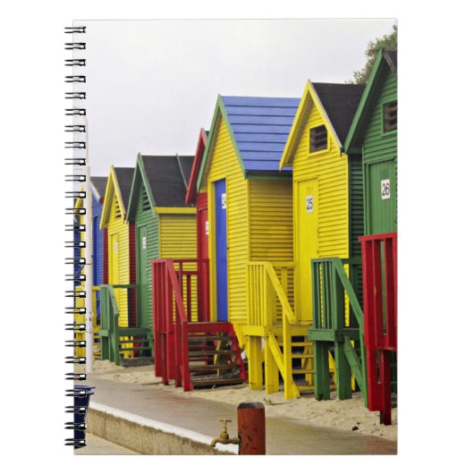 南アフリカ、西ケープ、セントジェームス。カラフル ノートブック (正面)