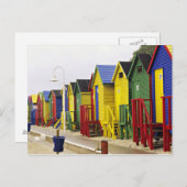 南アフリカ、西ケープ、セントジェームズ。カラフル ポストカード (正面/裏面)