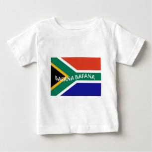 南アフリカBAFANAの旗 ベビーTシャツ