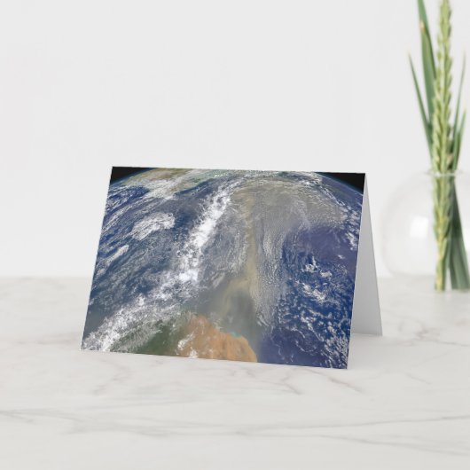 南アメリカに向かう塵 カード (正面)