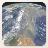 南アメリカに向かう塵 スクエアペーパーコースター (正面)