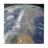 南アメリカに向かう塵 タイル (正面)