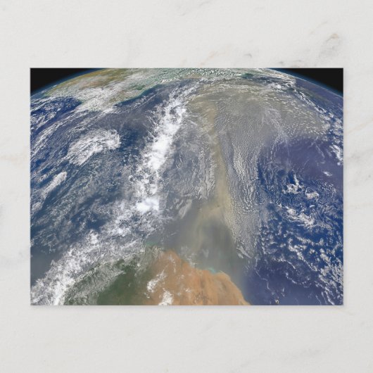 南アメリカに向かう塵 ポストカード (正面)