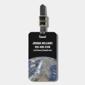 南アメリカに向かう塵 ラゲッジタグ (正面縦)