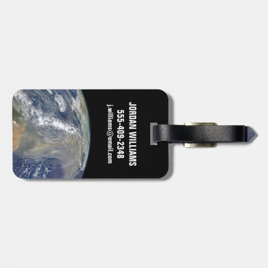 南アメリカに向かう塵 ラゲッジタグ (裏面横)