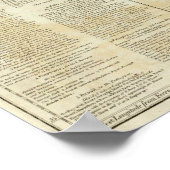 南アメリカの南部地図 ポスター (角)