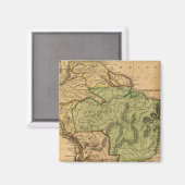 南アメリカの地図バイワーチェスター マグネット (正面/裏面)