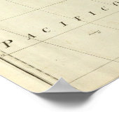 南アメリカの地図、北 ポスター (角)