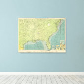 南アメリカの大西洋港 キャンバスプリント (インサイチュ (ウッドフロア))