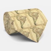 南アメリカの1817地図 ネクタイ (ロール)