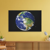 南アメリカを示す全地球2 キャンバスプリント (インサイチュ (リビング))