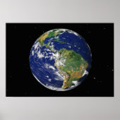 南アメリカを示す全地球2 ポスター (正面)