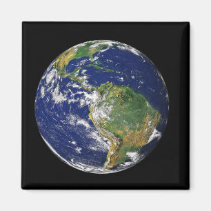 南アメリカを示す完全な地球 マグネット