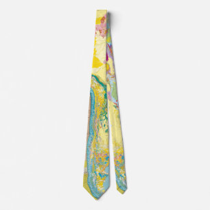 南アメリカ南部の地質の地図 ネクタイ