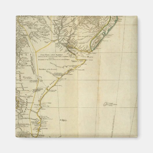 南アメリカ南部 マグネット (正面)