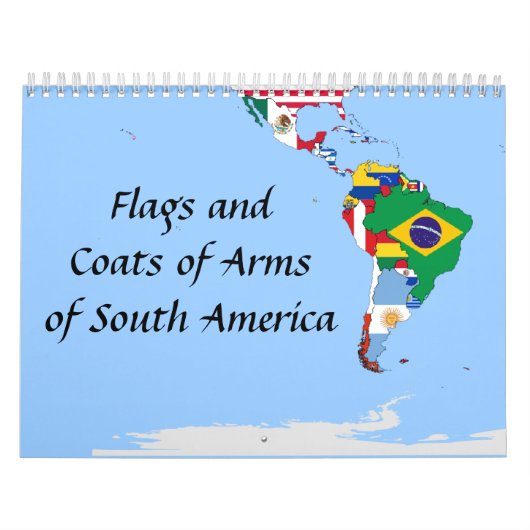 南アメリカ国旗 カレンダー (カバー)