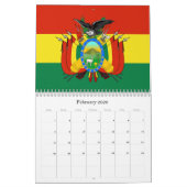 南アメリカ国旗 カレンダー (2月 2026)