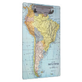 南アメリカ: 地図、c1890 クリップボード (右)