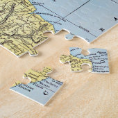 南アメリカ: 地図、c1890 ジグソーパズル (側面)