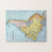 南アメリカ: 地図、c1890 ジグソーパズル (横)