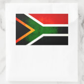 南アモダンフリカ国旗 長方形シール (バッグ)