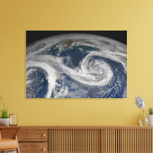 南アラスカ海岸とアラスカ湾。 キャンバスプリント (インサイチュ (リビング))