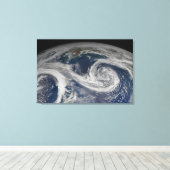 南アラスカ海岸とアラスカ湾。 キャンバスプリント (インサイチュ (ウッドフロア))