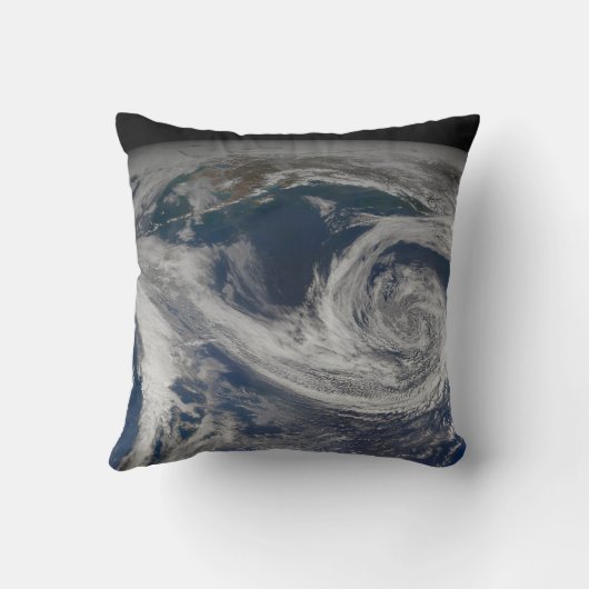 南アラスカ海岸とアラスカ湾。 クッション (裏面)