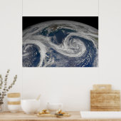 南アラスカ海岸とアラスカ湾。 ポスター (キッチン)