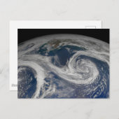 南アラスカ海岸とアラスカ湾。 ポストカード (正面/裏面)