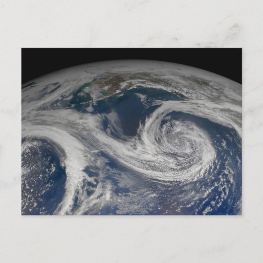 南アラスカ海岸とアラスカ湾。 ポストカード (正面)