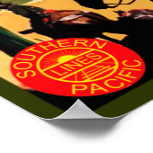 南アリゾナレトロ旅行ポスター ポスター (角)