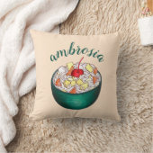 南アンブロシアココナッツマーシュマロのフルーツサラダ クッション (ブランケット)