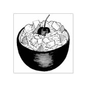 南アンブロシアココナッツマーシュマロのフルーツサラダ ラバースタンプ (インプリント)