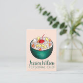 南アンブロシアココナッツマーシュマロのフルーツサラダ 名刺 (スタンド正面)