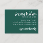 南アンブロシアココナッツマーシュマロのフルーツサラダ 名刺 (裏面)