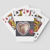 南ア結婚ジアのカップルハートスイングアート トランプ (裏面)