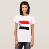 南イエメンFlag (1967年) Tシャツ (正面フル)