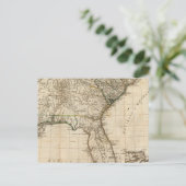 南イギリス植民地の一般的な地図 ポストカード (スタンド正面)