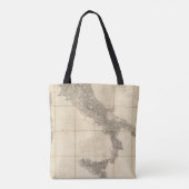南イタリアおよび隣接した海岸の地図 トートバッグ (裏面)