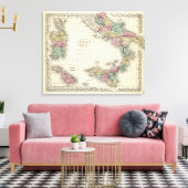 南イタリアのナポリ王国 キャンバスプリント (インサイチュ (リビング))