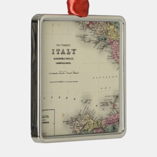 南イタリアナポリ王国 メタルオーナメント (右)