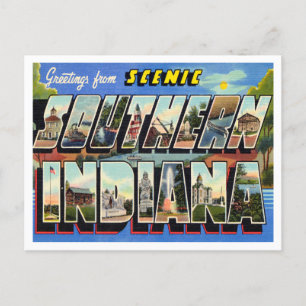 南インディアナ旅行からの挨拶 ポストカード