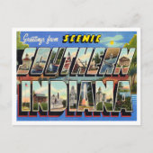 南インディアナ旅行からの挨拶 ポストカード (正面)