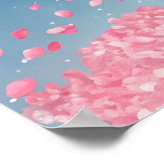 南インディアンウェディングレセプションウェルカムサイン ポスター (角)