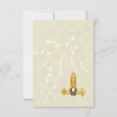 南インディアンヒンドゥー教結婚式招待状 招待状 (正面)