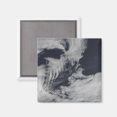 南インディアンOceの船の波の形をした雲 マグネット (正面/裏面)