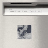 南インディアンOceの船の波の形をした雲 マグネット (インサイチュ (食洗機))