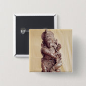 南インドからのDurga、 缶バッジ (正面&裏面)