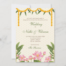 南インドのウェディングカード & インドのウェディングカード 招待状